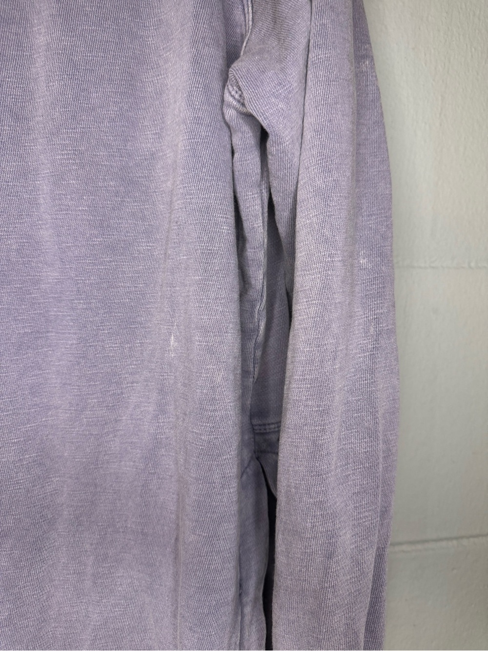Anthropologie Pilcro Crossover Sweatshirt in Purple Women’s Sz Small 100% Cotton - Picture 8 of 10
